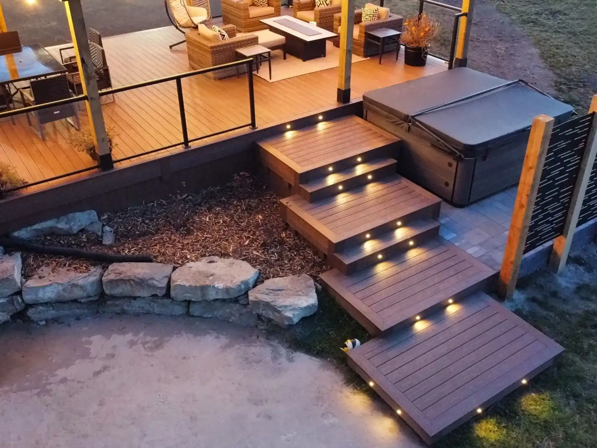 YYC Decking Project With Lights