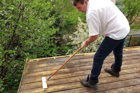 spring cleaning deck Calgary